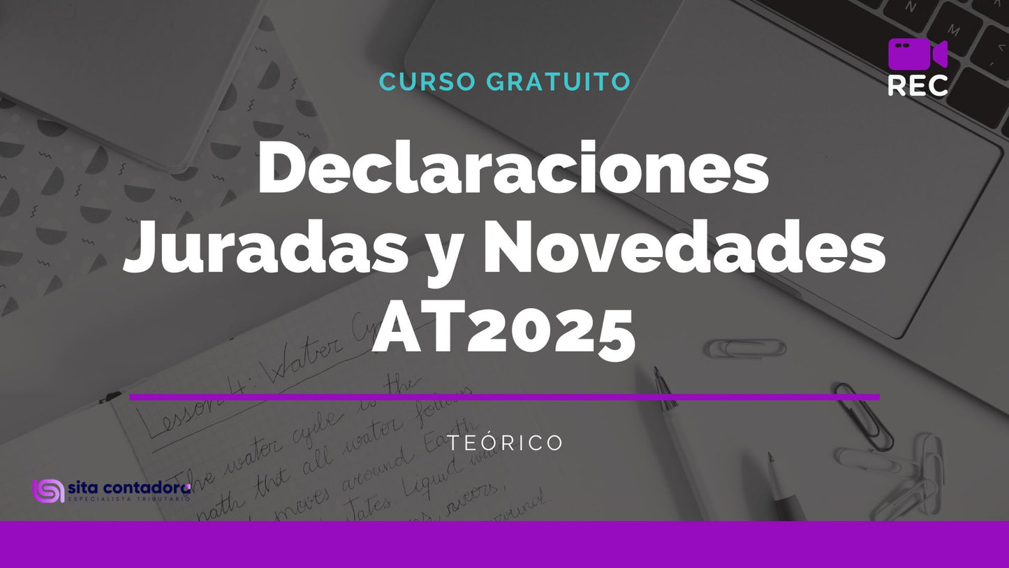 Charla Declaraciones Juradas  (Grabado)