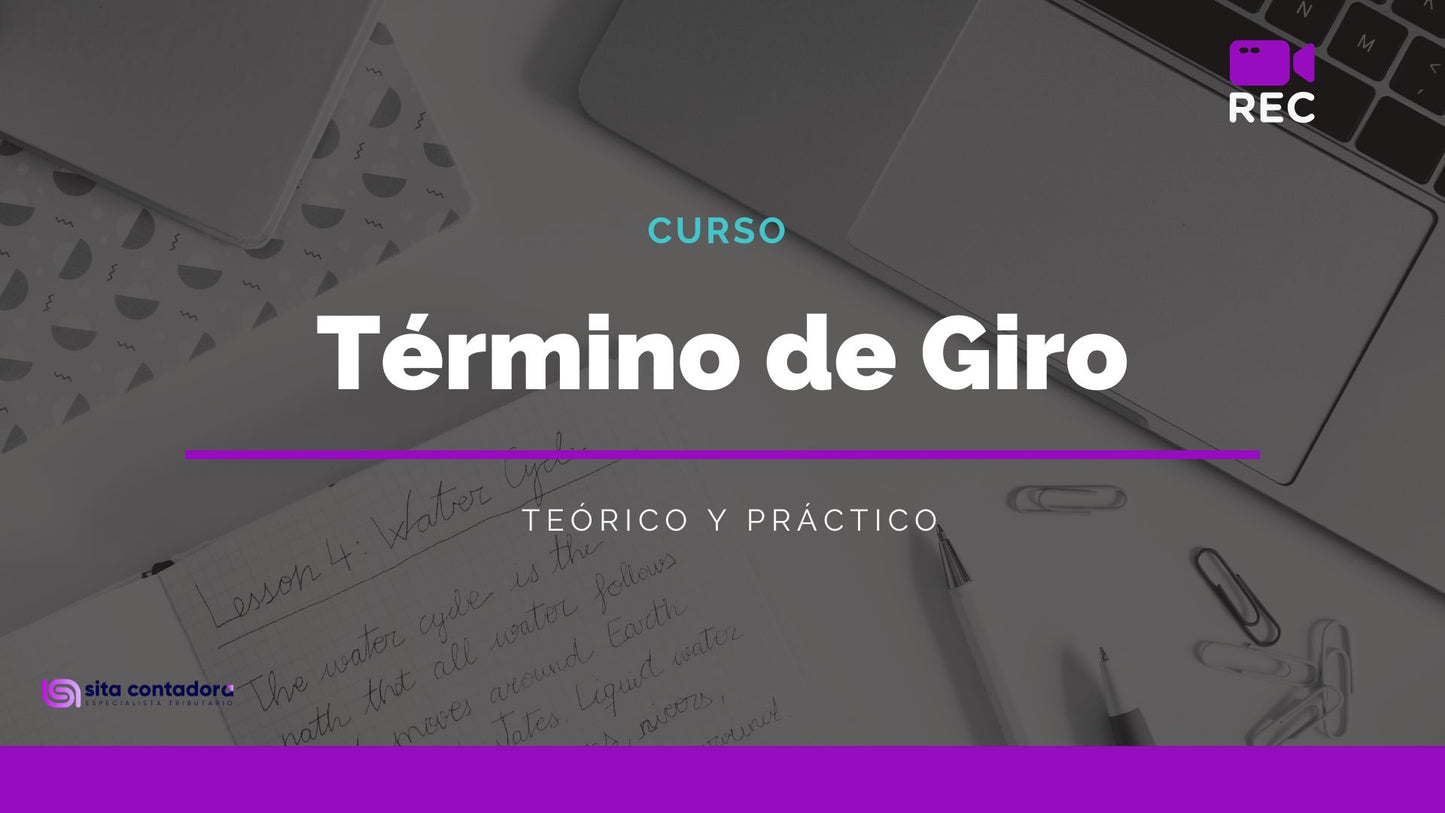 Curso Término de Giro (Grabado)